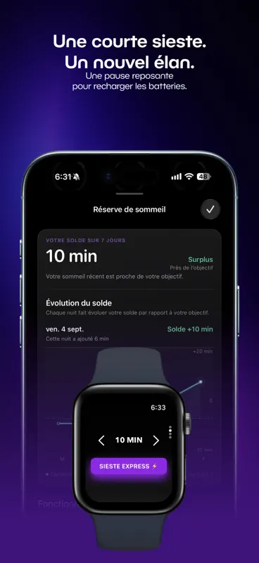 FlexiAlarm: Réveil Apple Watch screenshot 5 of 6