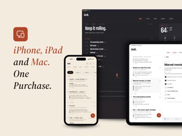 Ink: Notes, Lists & To-Dos iPad screenshot