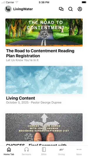Living Water App screenshot 1