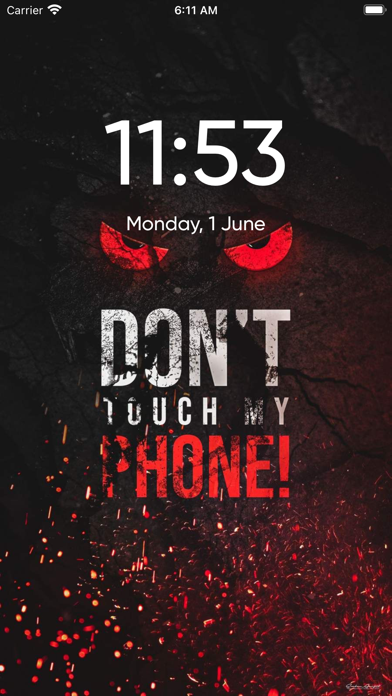 DON'T Touch Phone Wallpapers Screenshot