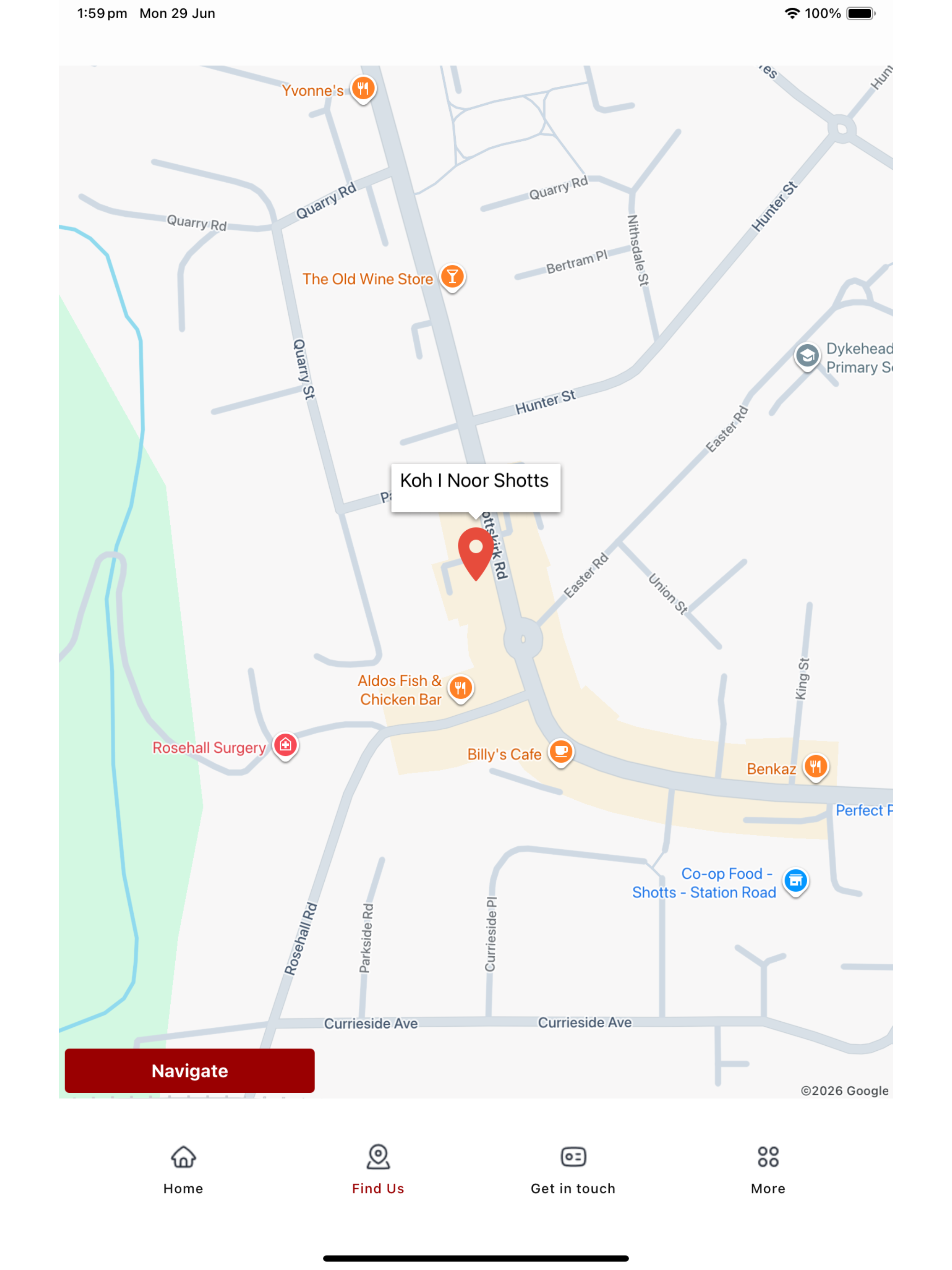 Koh I Noor Shotts screenshot 6
