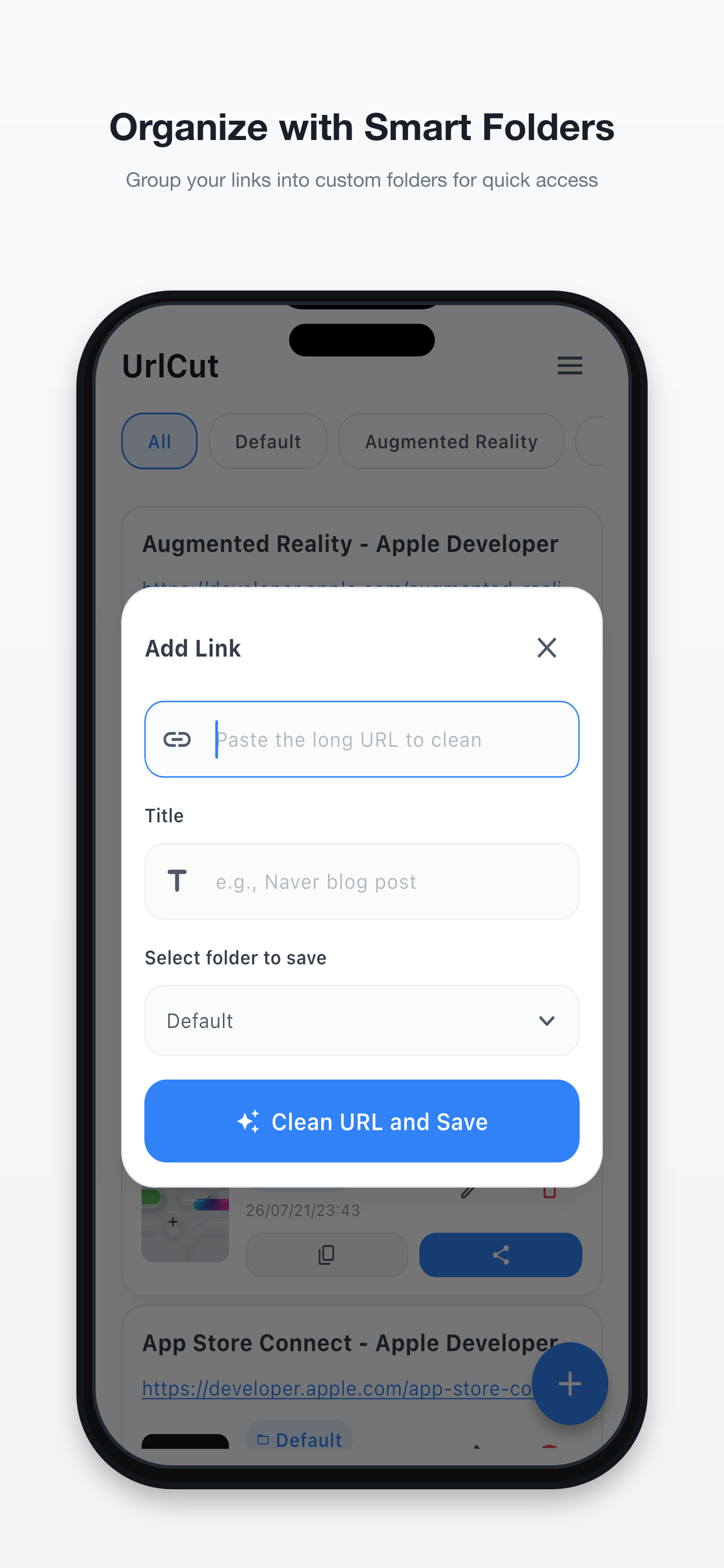 UrlCut - Clean URL&Link Share screenshot 3