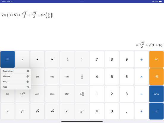 Screenshot #5 pour Calculatrice Scientifique +