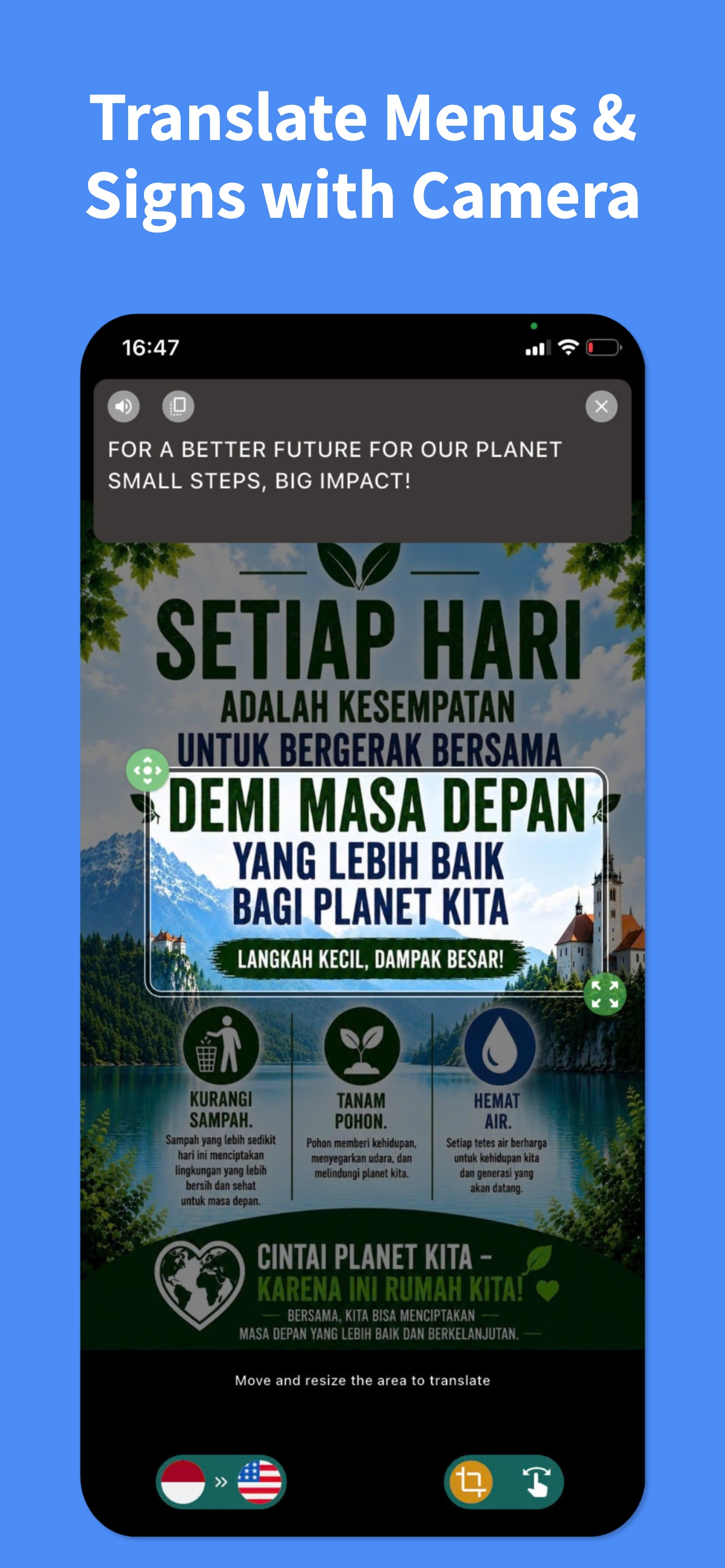 Indonesian Translator: Voice +