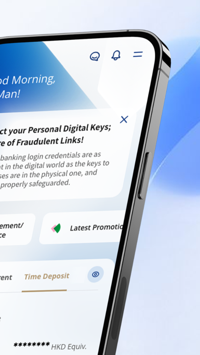 BOCOM(HK)Mobile Banking Screenshot
