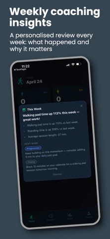 DeskWalker - Walking Pad Log screenshot