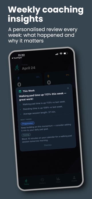 DeskWalker - Walking Pad Log Screenshot 10 of 10