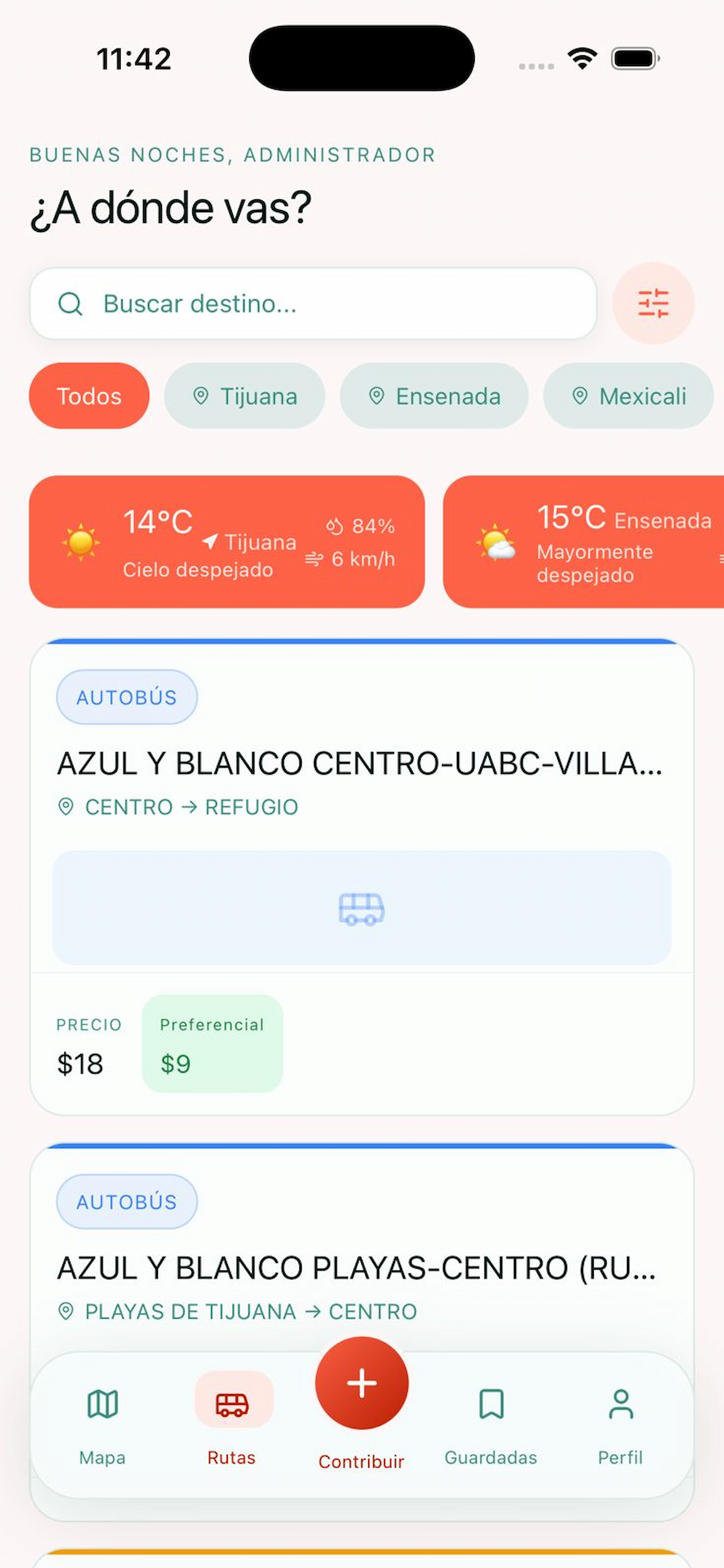 Tijuana en Ruta
