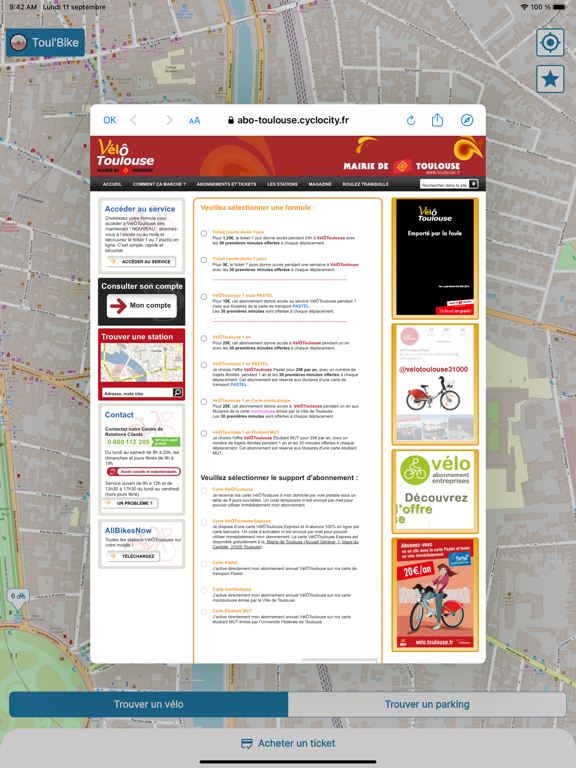 Screenshot #6 pour Toul'Bike - Vélo Toulouse