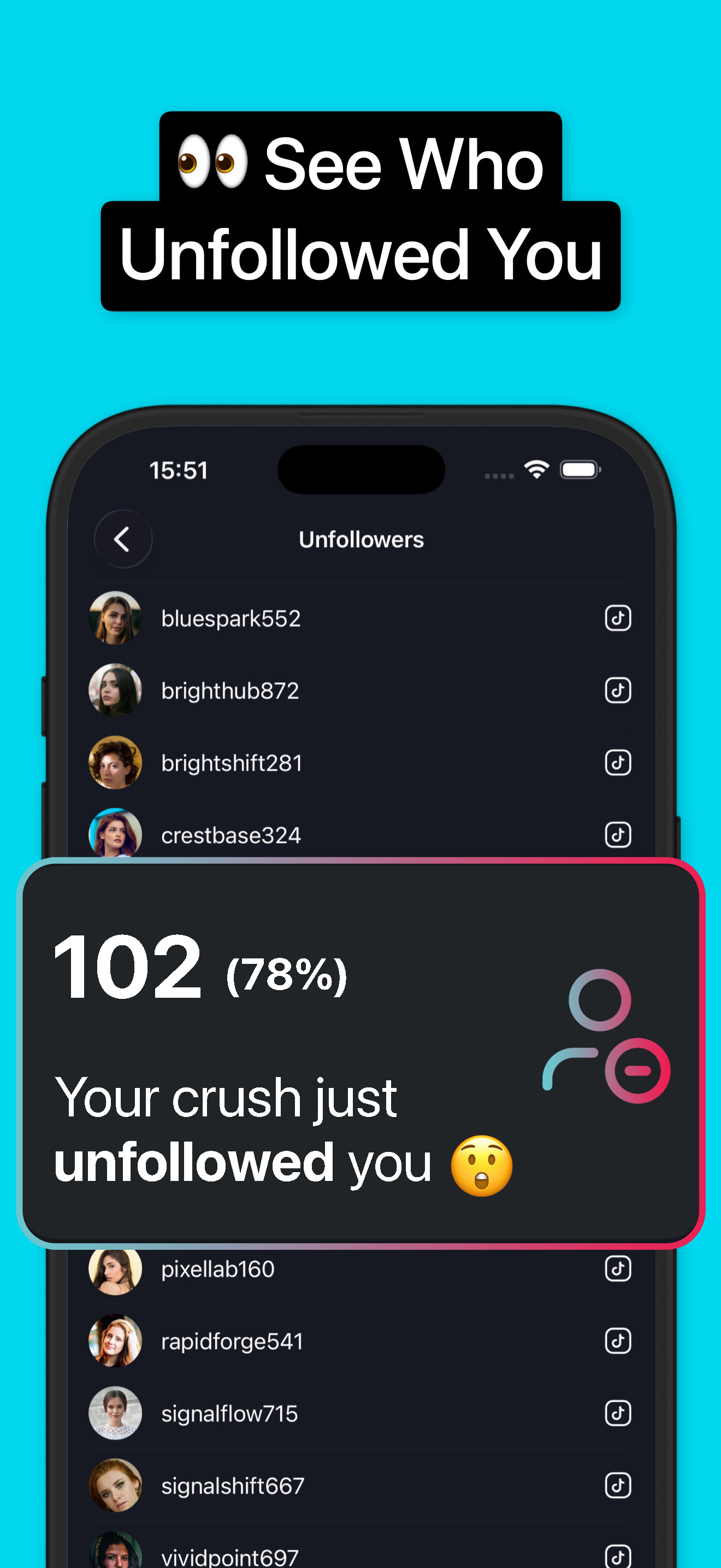 TikUnfollow Followers Tracker