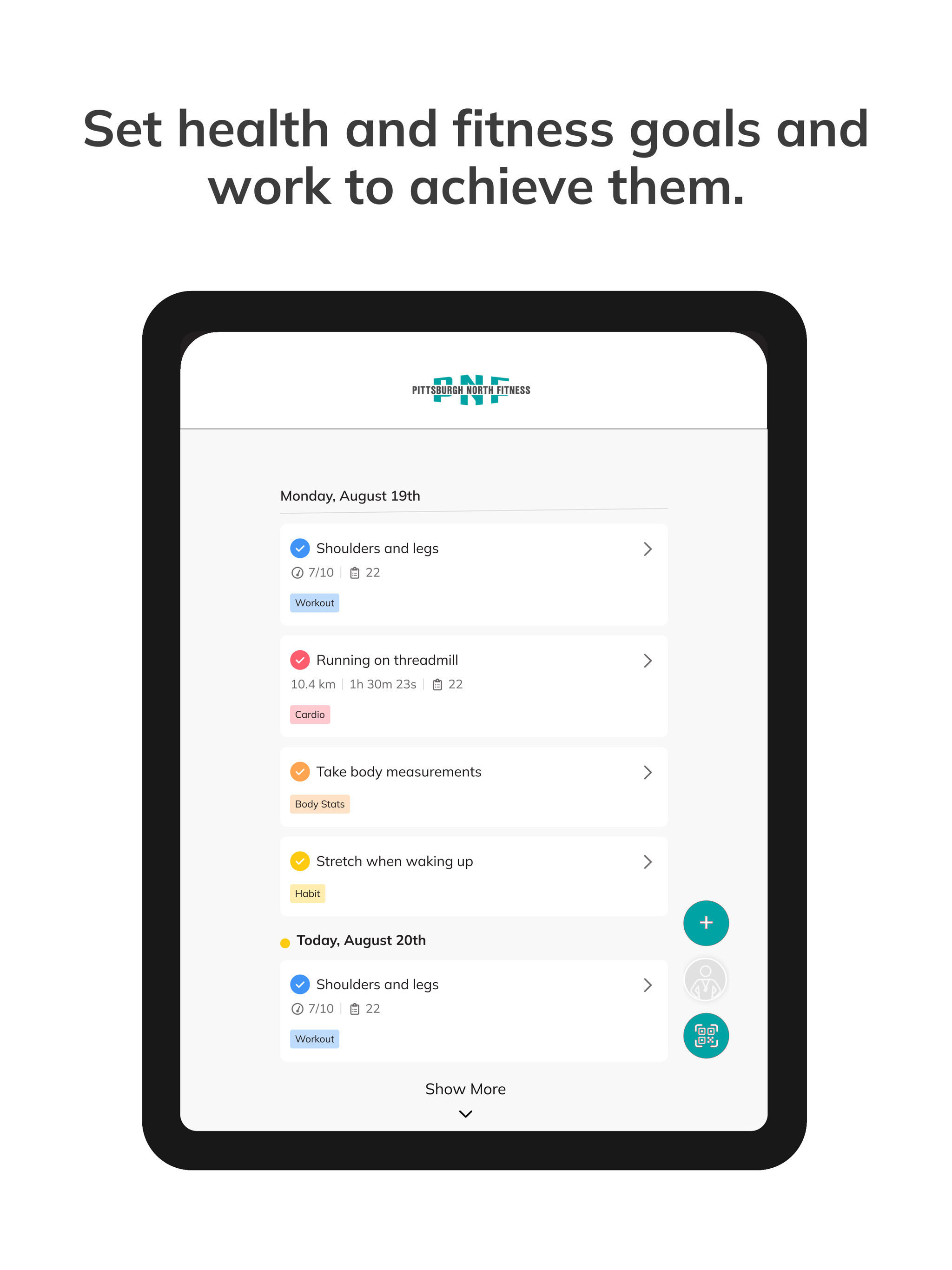 Pittsburgh North Fitness App screenshot 10