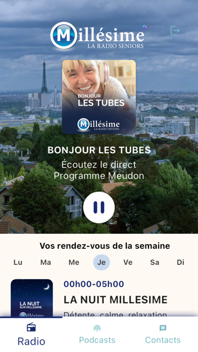 Radio Millésime Screenshot