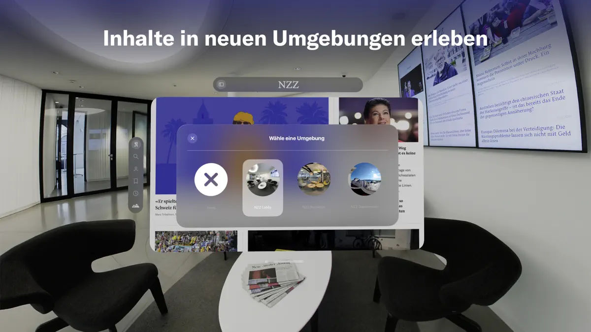 NZZ Nachrichten screenshot 2