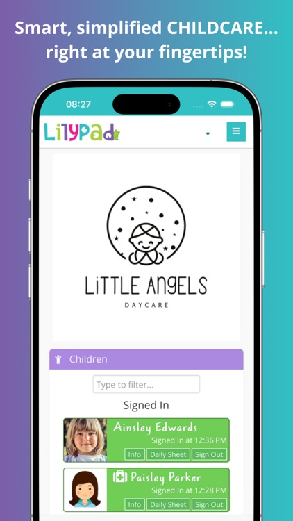 MyLilyPad: Childcare App