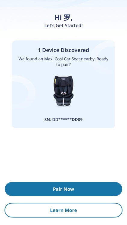 Maxi-Cosi Connected Car Seat