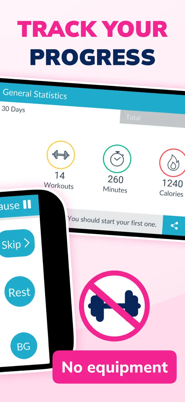 Screenshot #3 pour Entraînement Femmes: domicile exercice et fitness