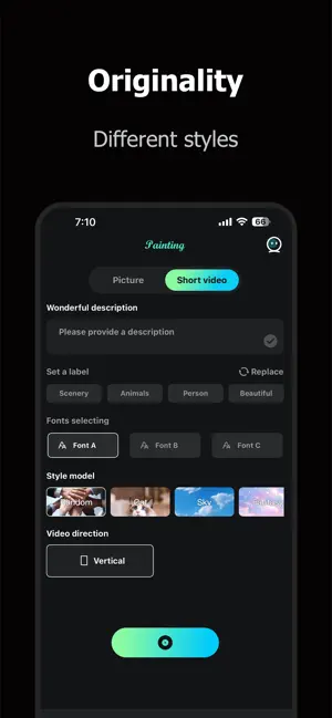 TiTak海外版 - 国际短视频图片编辑生成音频格式转换软件 iPhone screenshot 5