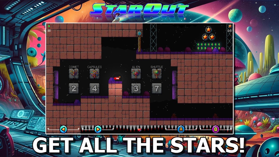 #3. StarOut | Space Adventure Game (iOS) 由: HECTOR GAUCHIA SAFONT