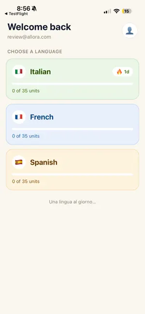 Allora: Learn Languages screenshot 2