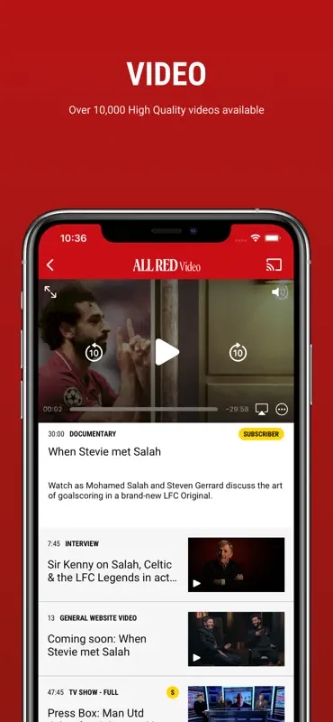 ALL RED Video Official App screenshot 7 of 8
