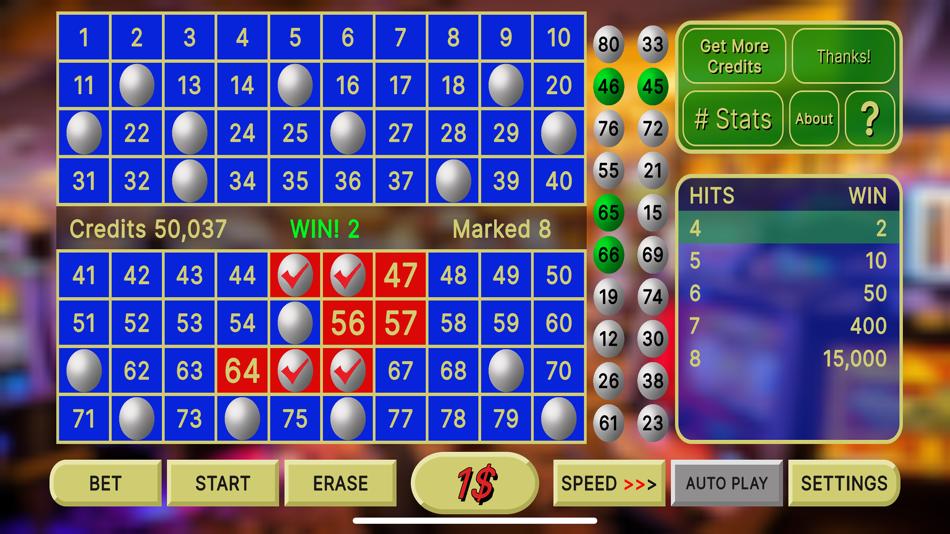 #2. True Video Keno (iOS) โดย: Andrew Olson