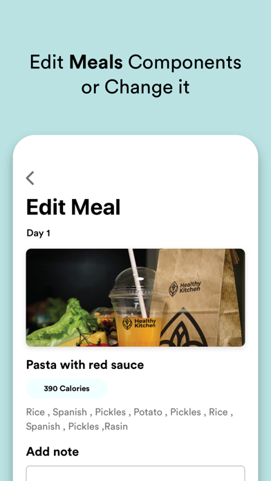 Healthy Kitchen App Screenshot
