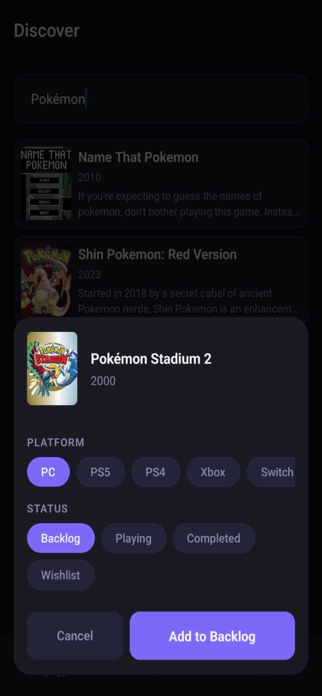 Playlogged Screenshot 3 of 7