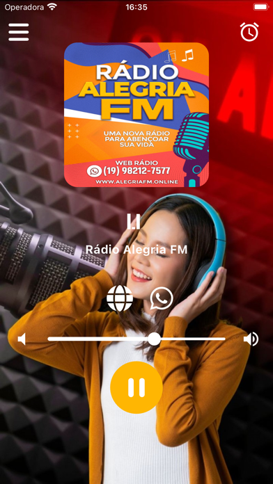 Rádio Alegria FM Screenshot