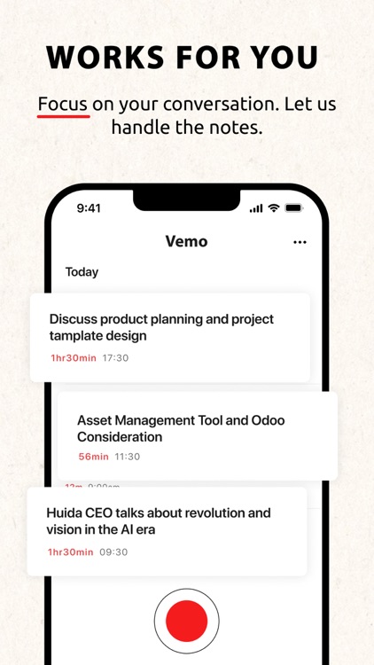 Vemo: AI Note Taker screenshot-4