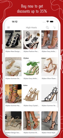 Fashion Shoes Shopping Shop iPhone screenshot