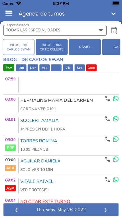 Bilog Gestión Odontológica