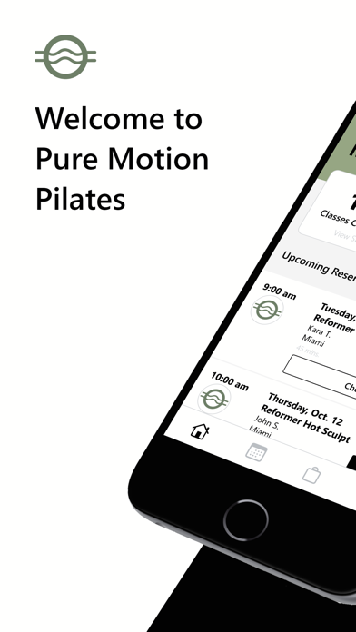 Pure Motion Pilates iPhone screenshot 1 - Health & Fitness app