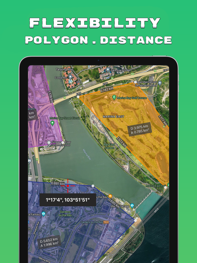 ‎Planimeter: Map Measure Screenshot