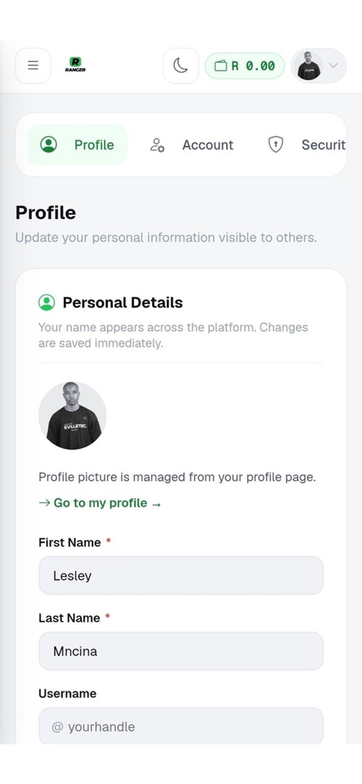 Screenshot 2 of Rangers Connect