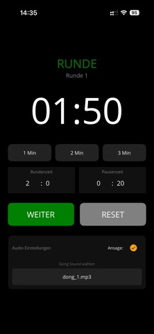 Boxtimer screenshot
