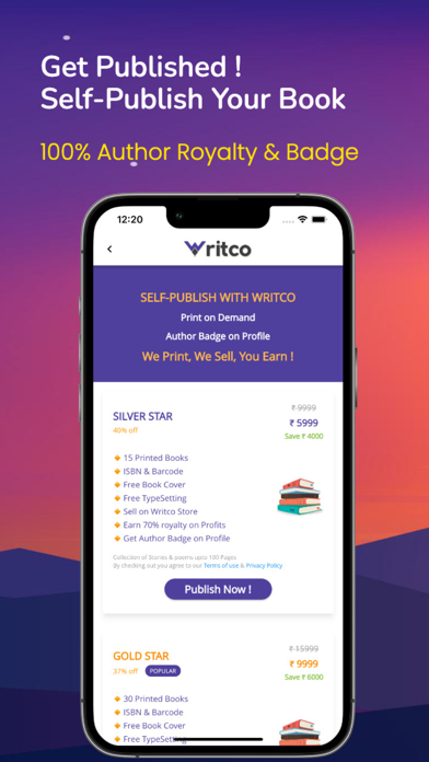 Writco – Write & Publish Books Screenshot