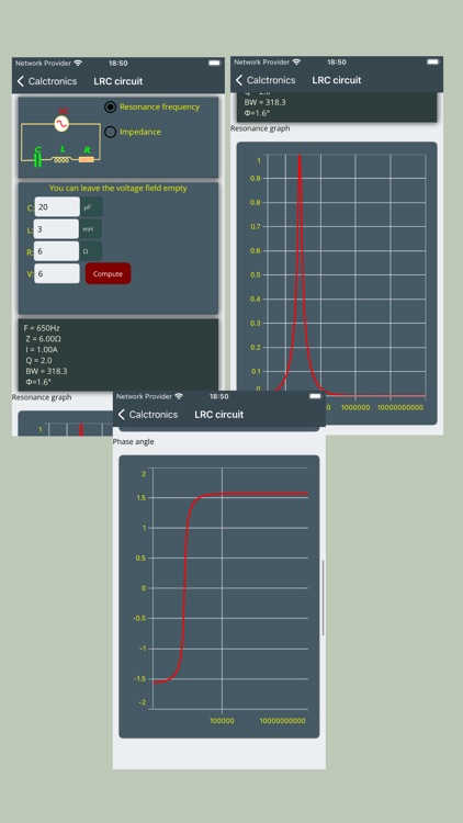 Electrocalc: electronics tools screenshot-9