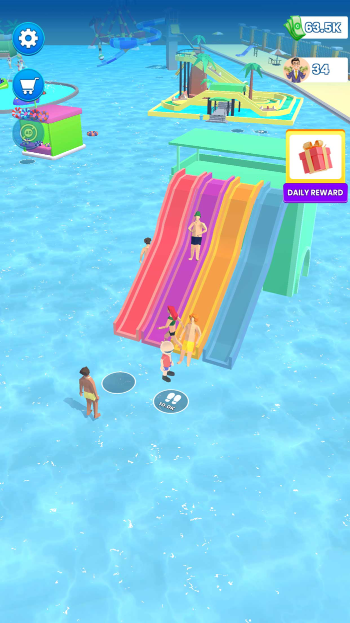 Water Park 3D- Idle Tycoon