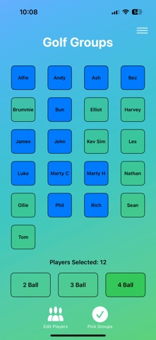 Golf Groups Screenshot 3 of 5