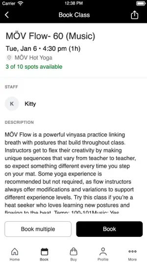 MOV Hot Yoga screenshot 3
