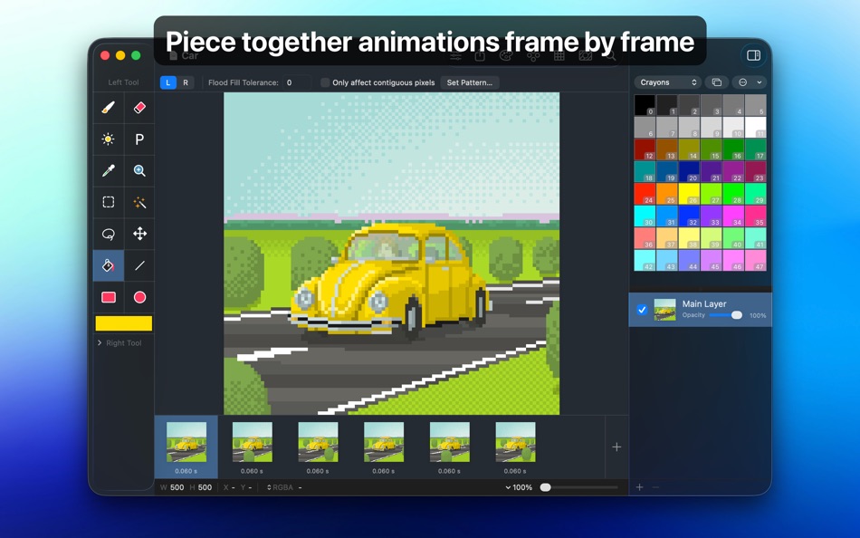#2. Pixen (macOS) Bởi: Furnace Creek Software LLC