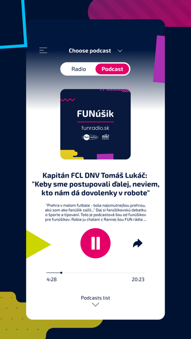 Fun rádio Slovensko Screenshot