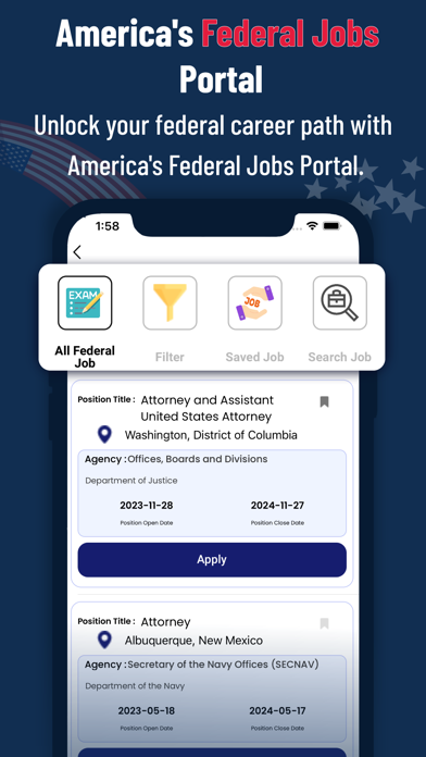 FEDERAL USA jobs Screenshot