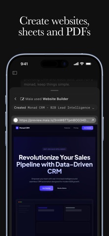 Maia: AI Agent & Automation Screenshot 3 of 7