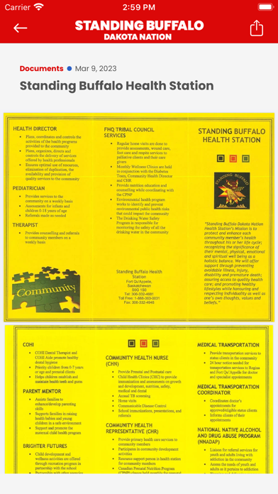 Standing Buffalo Dakota Nation Screenshot