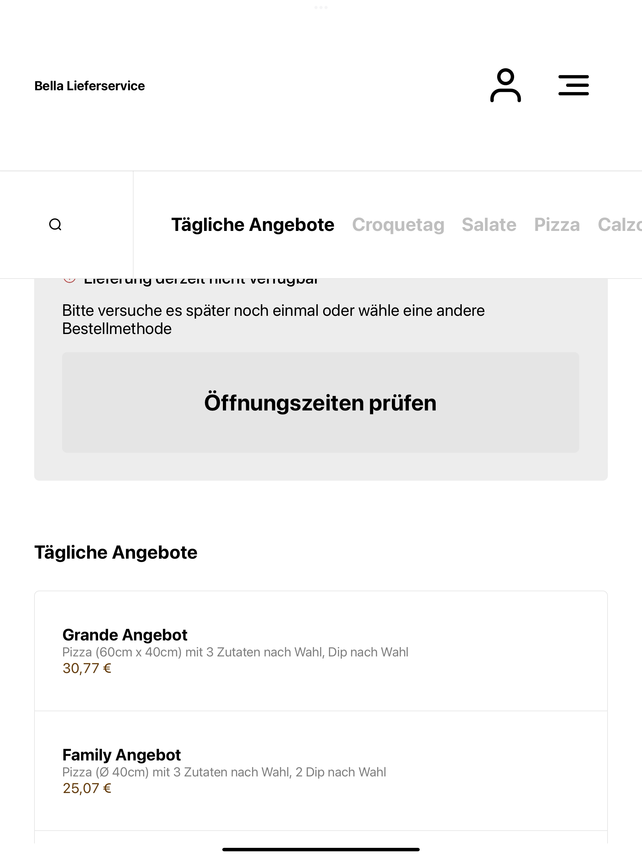 Bella Lieferservice screenshot 7