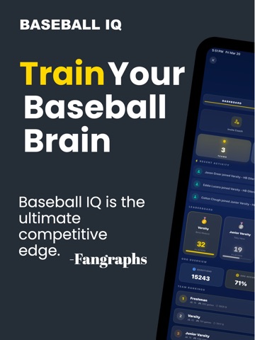 Baseball IQ Pro iPad screenshot