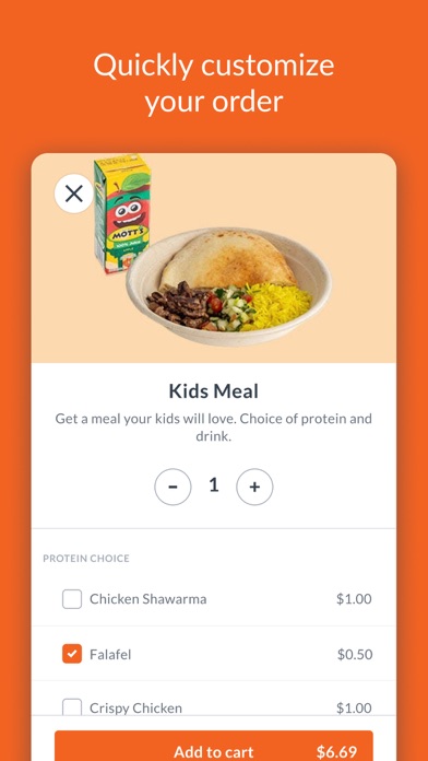 Naf Naf Grill iPhone screenshot 2 - Food & Drink app