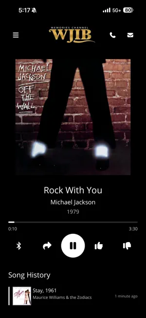 WJIB screenshot 1