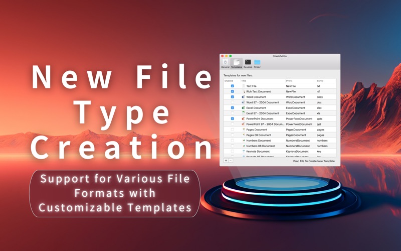 Screenshot #2 pour PowerRightMenu - Fast New File